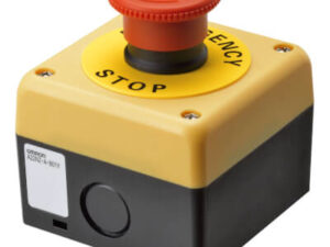A22NE-M-P102-N-B Công tắc dừng khẩn Omron có hộp